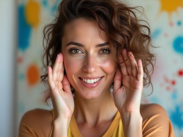 Ritratto di Giulia Verdi, artista espressionista